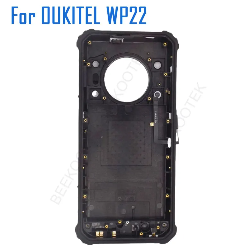 Naujas Originalus OUKITEL WP22 Baterijos Dangtelis, galinis Dangtelis Su pirštų Atspaudų Mygtuką Kabelio Imtuvas Reikmenys OUKITEL WP22 mobilusis telefonas