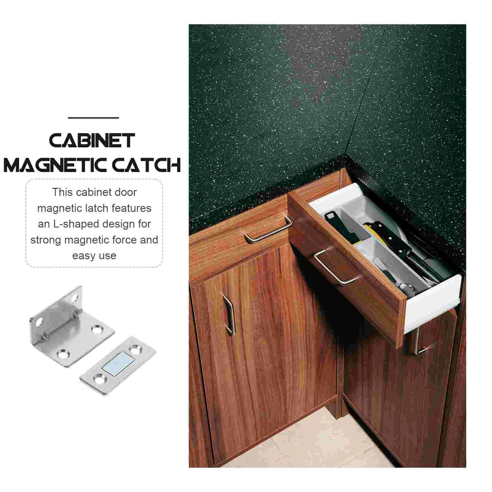 5 Rinkiniai Magnetas Kabineto Durų Sugauti Magnetiniai Lipdukai, Magnetai, Durų Laimikis Uždaryti