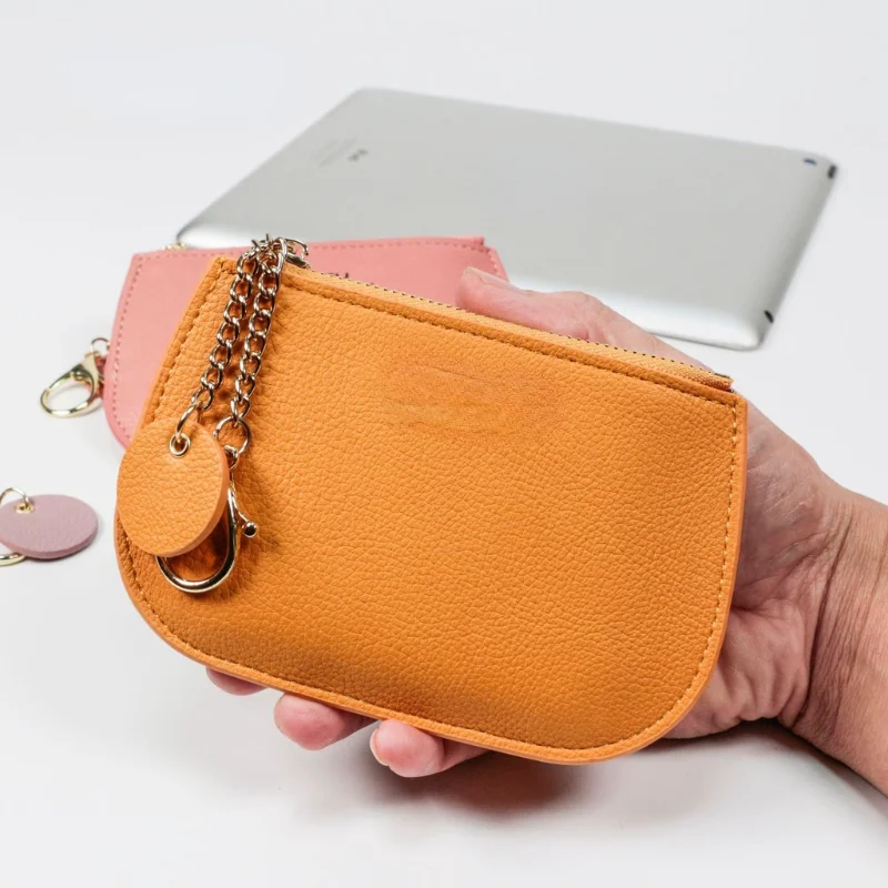 Naują atsitiktinis moterų monetų piniginė-ultra plonas tekstūros mados užtrauktukas mini piniginės mažų šviežių studentų Saugojimo krepšys