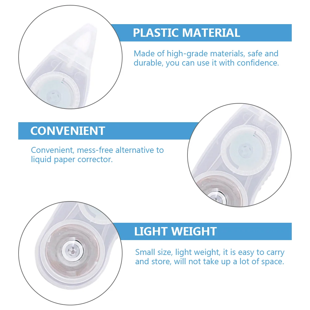 6 Vnt. Elektros Juosta Baltos Lipnios Juostos Plakti Plastikiniai Nešiojami Ištaisyti Studijuoja Balta Iš Studentų