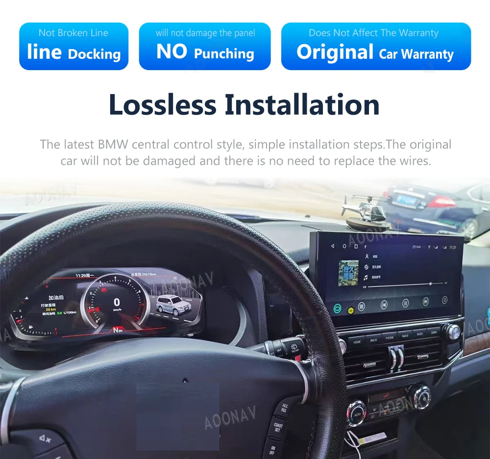 Skaitmeninis Prietaisų skydelį Mitsubishi Pajero JK 2008-2018 12.3 Colių LCD Prietaisų skydelis Virtualus Kabinos Spidometras Ekranas